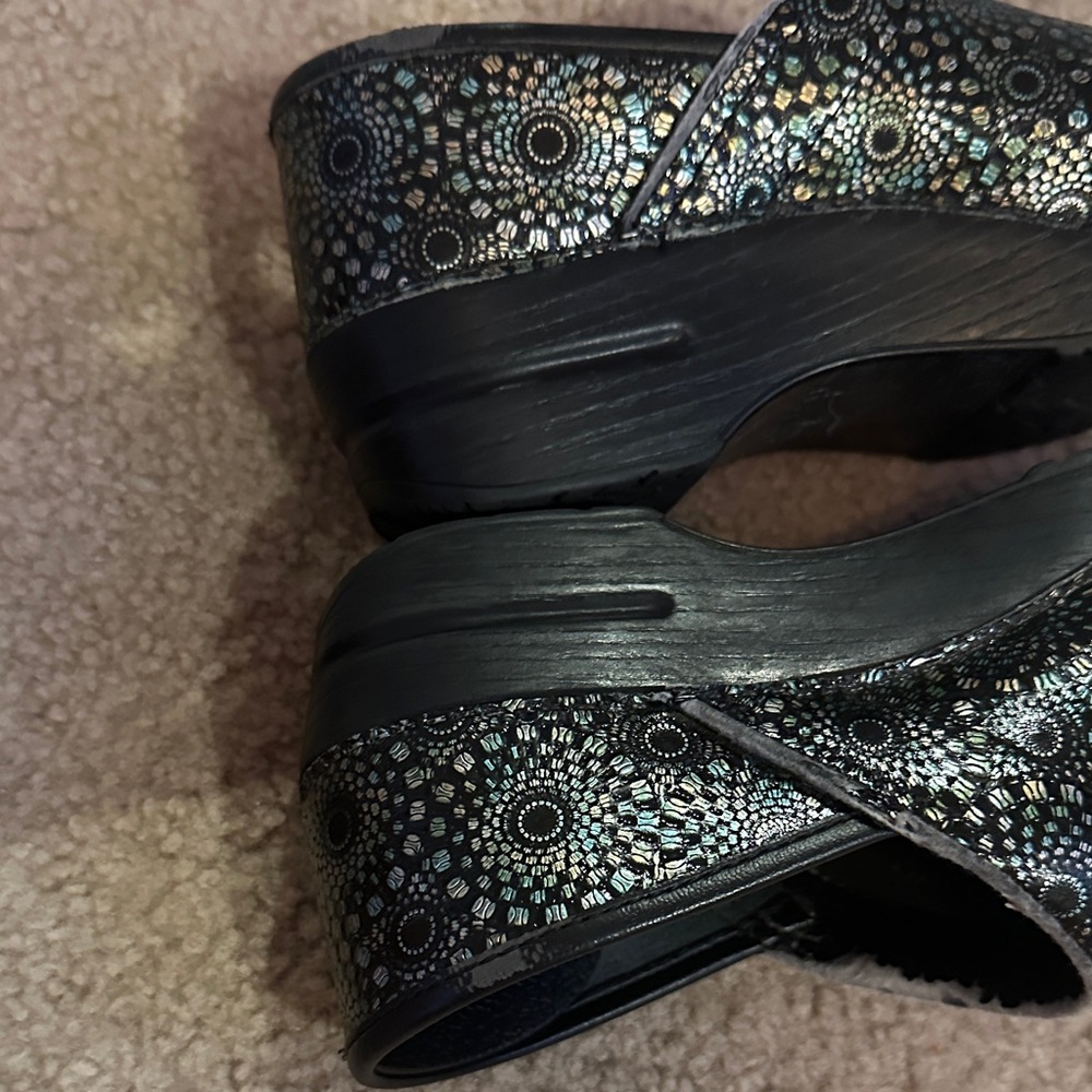 Dansko Multicolor Patterned Clogs - Picture 8 of 10